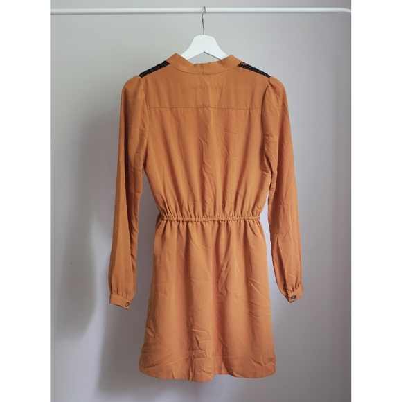 📌BOGO Mustard long Sleeve Dress - Picture 2 of 3